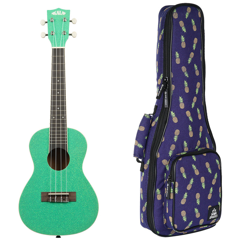 Kala Sparkle Gatsby Green Ukulele