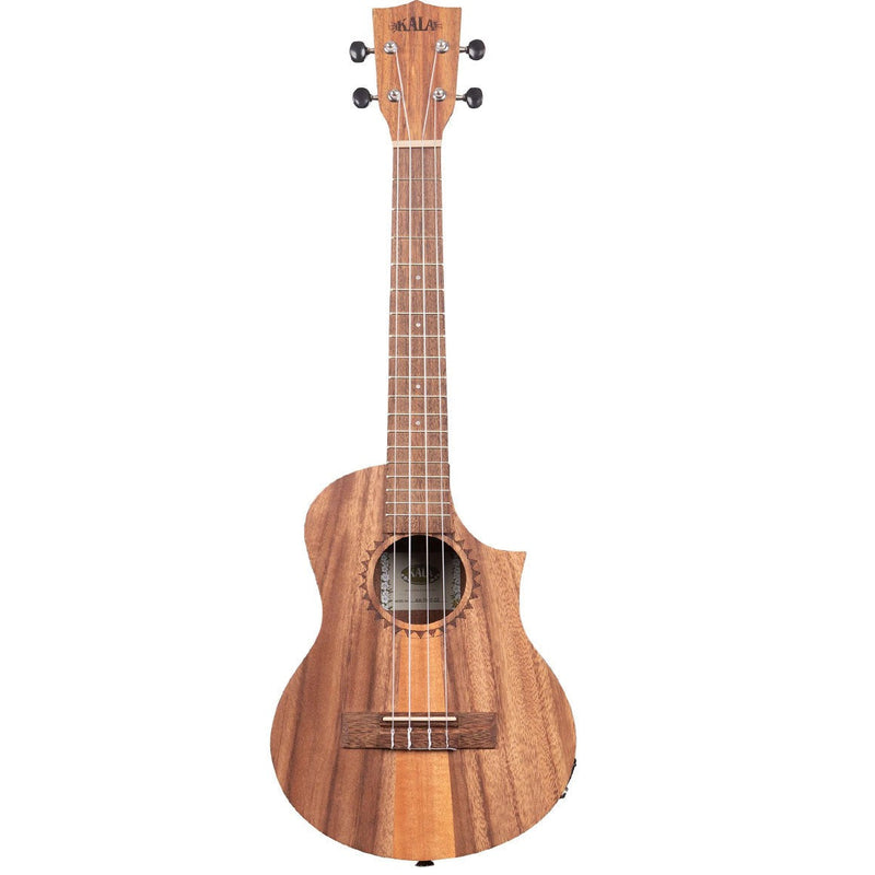 Kala Teak Tri-Top Cutaway Concert Electric Ukulele