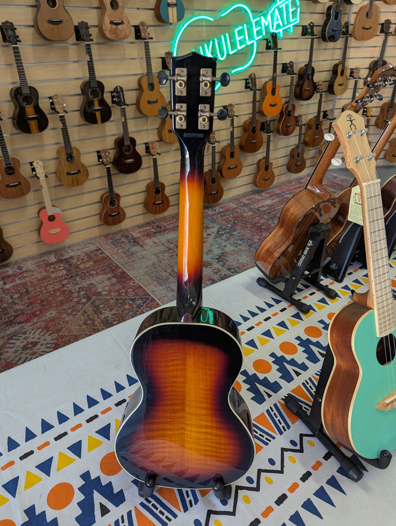 Flame Maple Tobacco Burst Tenor Ukulele