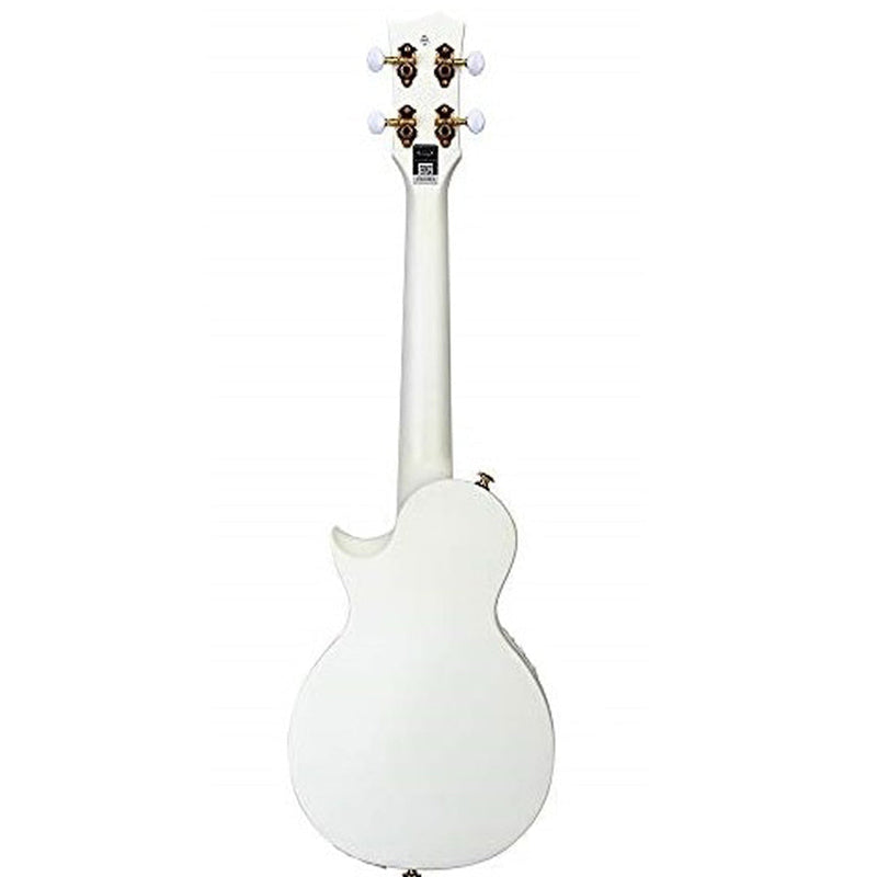 Enya Nova U Carbon Concert Ukulele - Electric - White