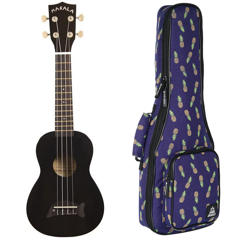 Makala Jet Black Dolphin Soprano Ukulele