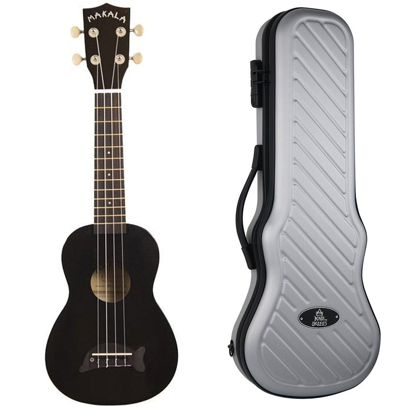 Makala Jet Black Dolphin Soprano Ukulele